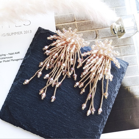 Jewelry - NEW crystal statement earrings